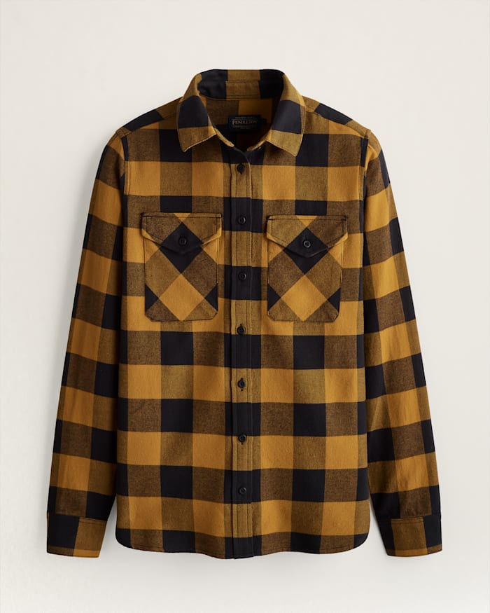 WOMEN'S PLAID MADISON DOUBLEBRUSHED FLANNEL SHIRT